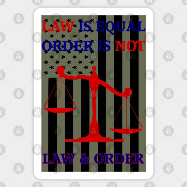 Law & order Magnet by Porus